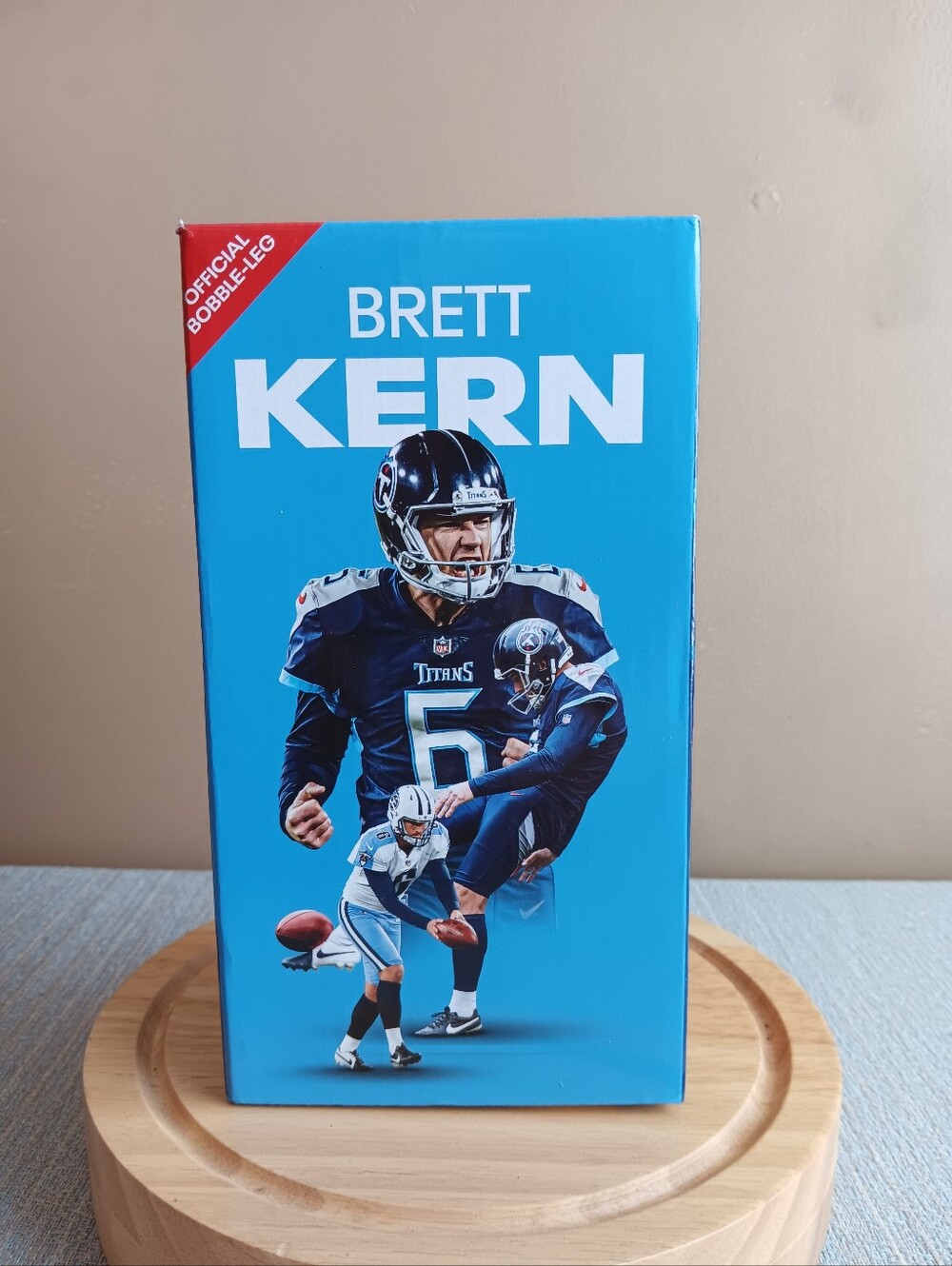 Tennessee Titans Brett Kern Bobblehead Official NFL Football NWT